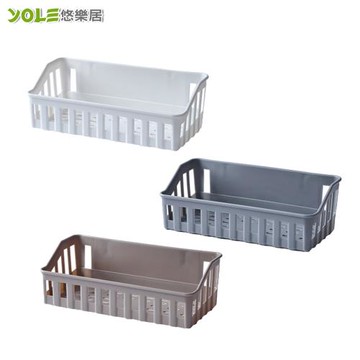 YOLE悠樂居-無痕貼免釘廚房衛浴多功能置物收納小籃6入#1425055