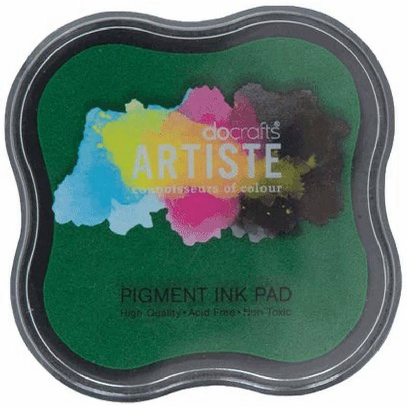 Docrafts ピグメントインク グリーン スタンプ用インクパッド 通販 Lineポイント最大get Lineショッピング