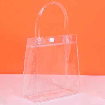 Mandeul Hobby PVC 透明謝禮購物袋 G-1  透明  長20cm×寬8cm×高20cm  10個