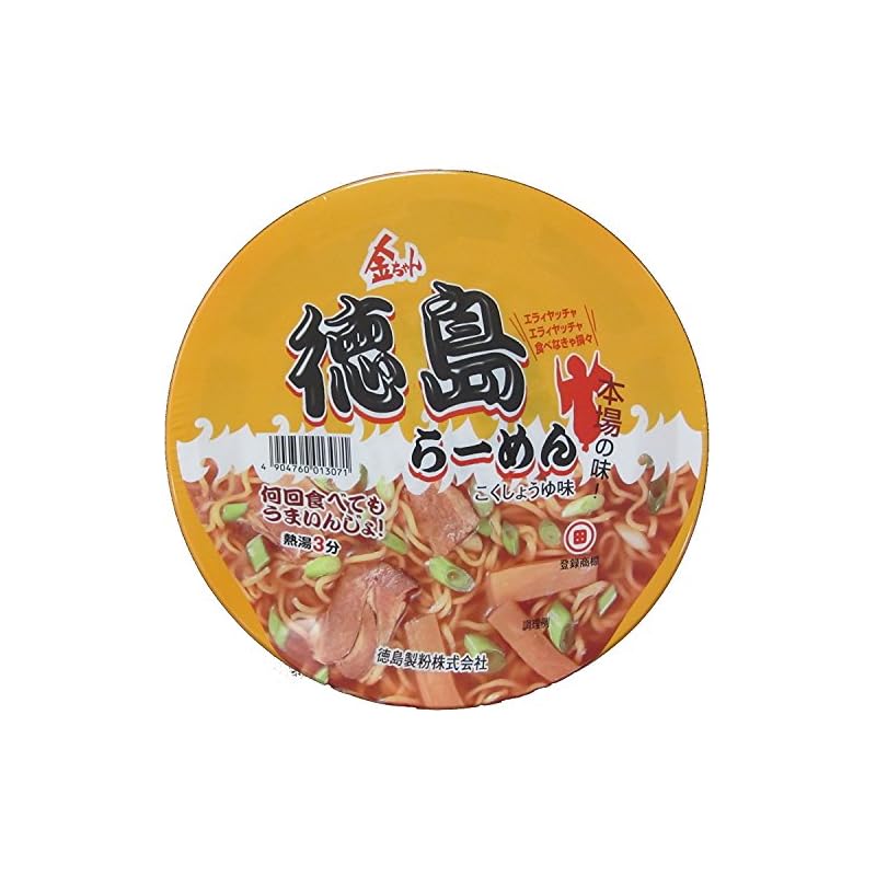 徳島製粉 金ちゃん 徳島ラーメンカップ 102g12個