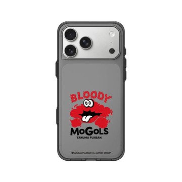 iPhone 17 Pro Max Clear (相機按鈕) 酷墨灰 - TAKUMA FUJISAKI 藤崎琢磨 - BLOODY