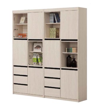 AS雅司-彭絲5.3尺書櫃組-161.6*39.8*192.8cm