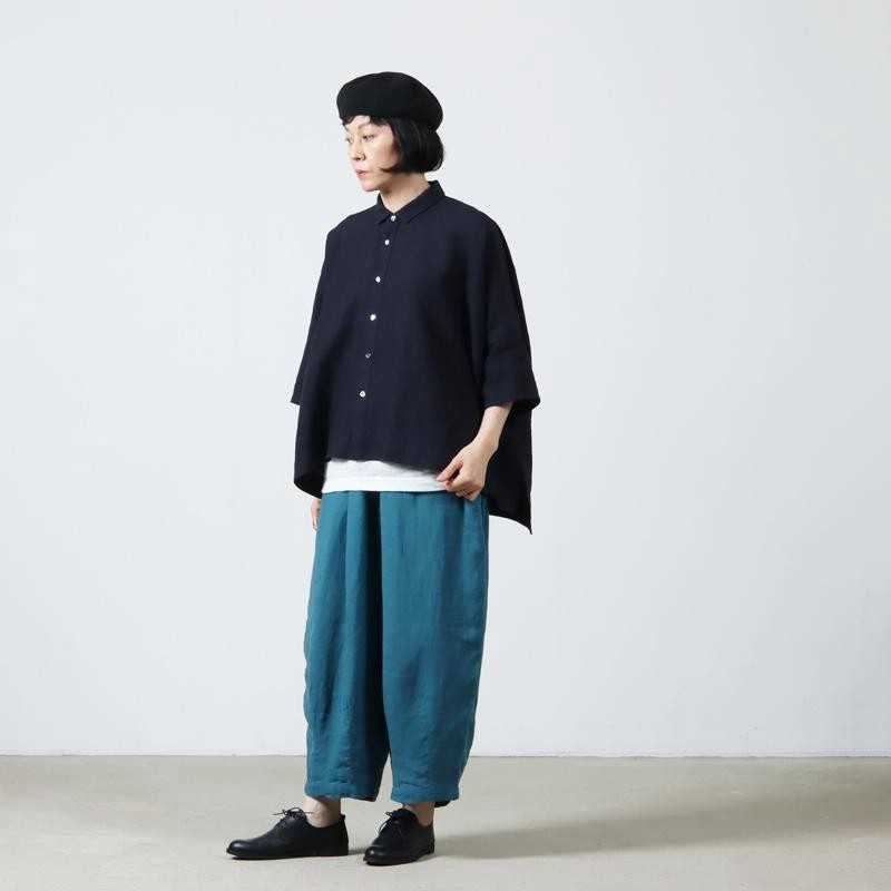 FACTORYアイリッシュリネンカジュアル半袖シャツ FACTORY (ファクトリー) アイリッシュリネン カジュアル半袖シャツ