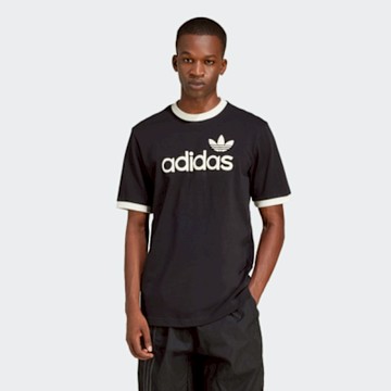adidas 愛迪達 短袖上衣 男 三葉草 SIMPLE TEE 黑白 JC8372