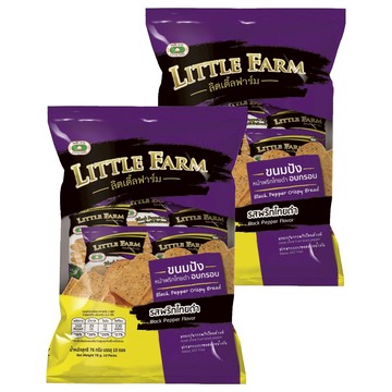 LITTLE FARM 泰國焗烤土司 黑胡椒風味  2個  76g