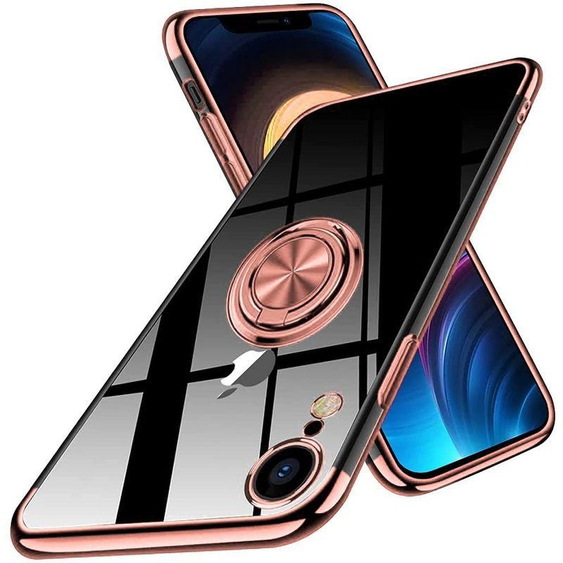 超美品の iPhone XR ケースリング ブラック