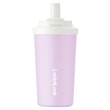 LocknLock 樂扣樂扣 綿綿奶蓋不鏽鋼吸管隨行杯  1個  芋頭奶蓋  500ml
