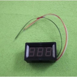 【AI電子】*(17-3)兩線DC5V-120V直流數顯電壓表數字電壓表頭 電動車錶頭防反接0.56