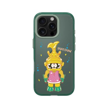 iPhone 16 Pro Clear 憂墨綠 - Contemporary Tokyo - 莎醬透明