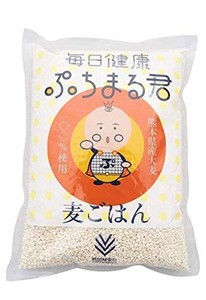 西田精麦 毎日健康 ぷちまる君 1KG 熊本県産 大麦