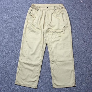 日本單男生流行冬季加絨休閑褲保暖加厚直筒型通勤長褲工裝闊腿褲