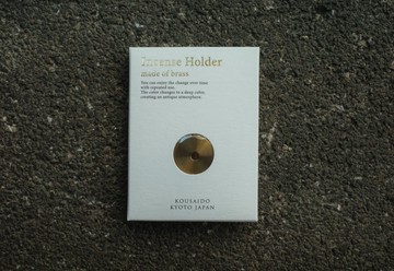 日本香彩堂 - 黃銅線香香立/香座