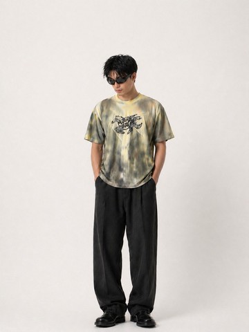 馬年限定 手繪絹印 重磅 T-shirt 中性版型 台灣製作