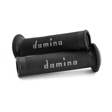 domino 機車握把套 A010 MOTO GP車隊御用款-黑底灰字