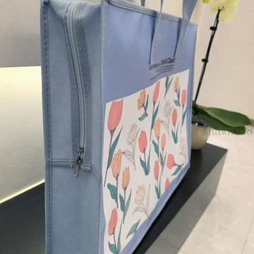 🎀臺灣出貨🎀家紡四件套禮品袋子夏被手拎袋空調被收納袋毛毯手提袋涼蓆包裝袋棉被收納袋 壓縮收納袋 衣物收納袋 被子收納