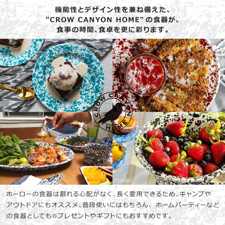 CROW CANYON HOME ホーロー お皿 プレート サステナブル 食器 クロウキャニオンホーム DINNER PLATE 20cm D20