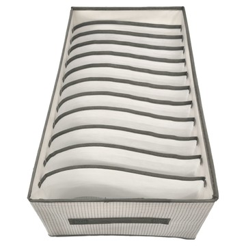 京太陽 衣物折疊收納盒 12格款 親膚零異味 貼心提手  44 x 25 x 17cm  1個