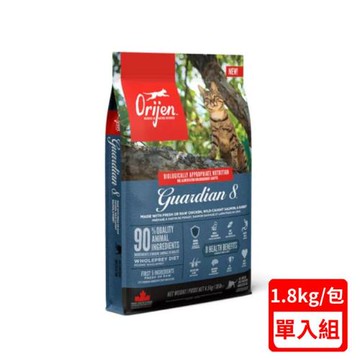 加拿大Orijen歐睿健-愛貓守護8 無榖配方(全齡無榖鮮肉貓糧)1.8Kg