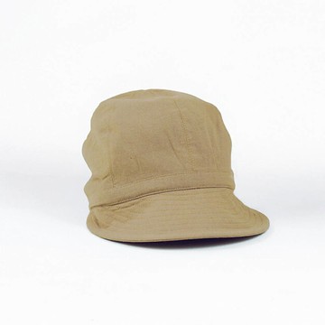 日本 AUBE - UV CUT接觸冷感大帽簷遮陽帽-焦糖棕