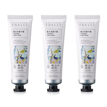 【薰衣草森林 Select】 薰衣草 護手霜 30ml x3入 | 手部保濕霜 手部滋潤 保濕 護手 Hand Cream
