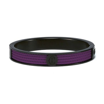【CHARRIOL 夏利豪】FOREVER COLORS ROYAL PRUNE 鋼索手環