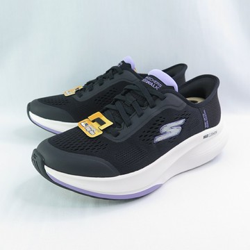 Skechers 125067BKLV 女健走鞋 GO WALK Max Walker 黑/薰衣草【iSport愛運動】