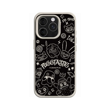 iPhone 16 Pro SolidX 貝殼灰 - Fuggler 放克牙寶-常態系列 Regular series - 真是太棒了 - 黑夜版
