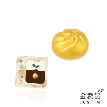 金緻品 黃金豆子 金包子 0.05錢 純金金豆