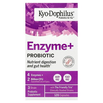 Kyolic, Kyo-Dophilus®，酶+ 益生菌，120 粒膠囊