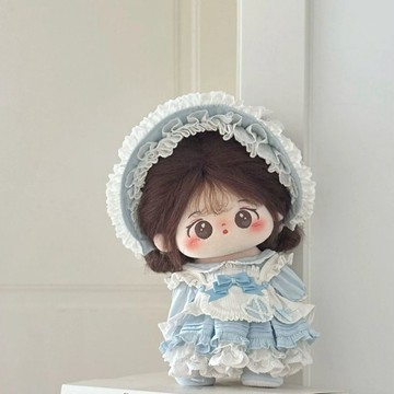 臺灣出貨 20cm娃衣 20公分娃娃衣服 可愛娃衣 棉花娃娃衣服 無屬性娃衣 玩偶換裝 藍色信箋 娃娃装