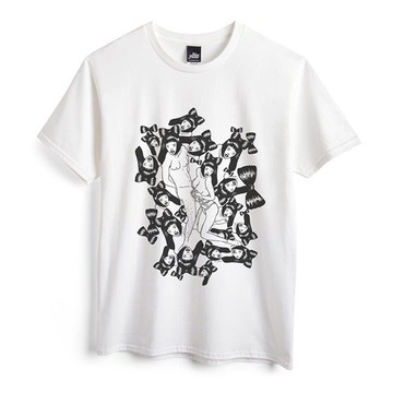 パイズリ - 白 - 中性版T恤