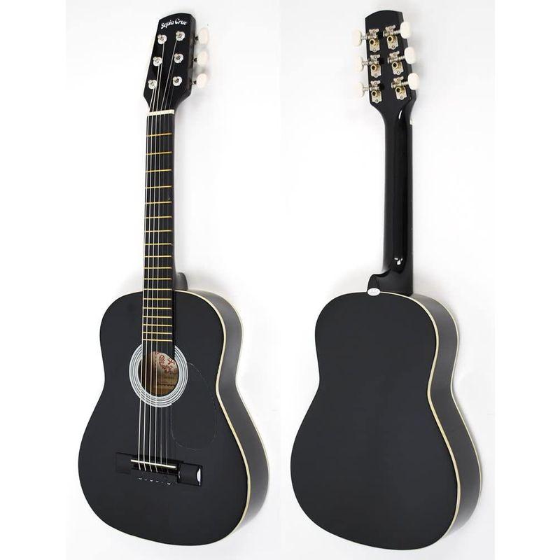 エレクトリックギター Sepia Crue セピアクルー ミニアコースティックギター W-50 BK ブラック (ソフトケース付)