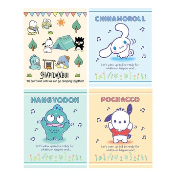 三麗鷗 四折便條紙【九乘九購物網】