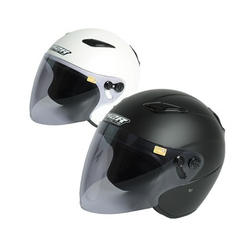 M2R  3/4罩安全帽 經典素色