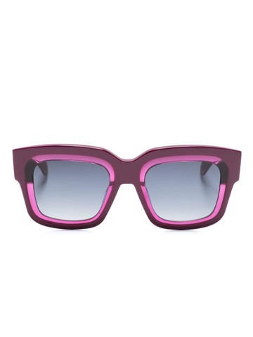 GIGI STUDIOS - Dazzle square-frame sunglasses - unisex - Acetate - One Size - Purple
