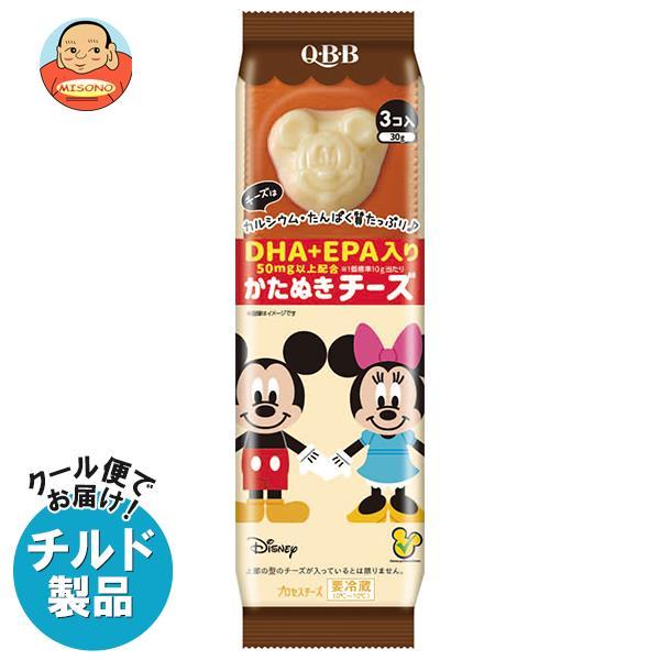 送料無料 QBB ミッキー＆フレンズかたぬきチーズ DHA・EPA入り 30g×6袋入