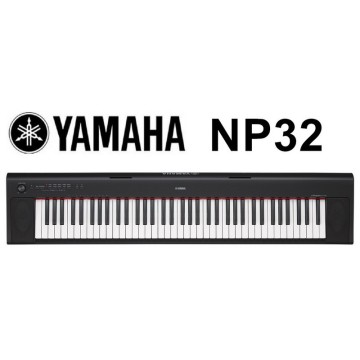 YAMAHA NP-32 NP32 76鍵含琴袋電鋼琴電子琴手提式黑色(附贈超值配件