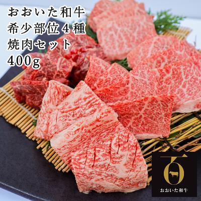 ふるさと納税 杵築市 匠牧場のおおいた和牛希少部位4種焼肉セット400g