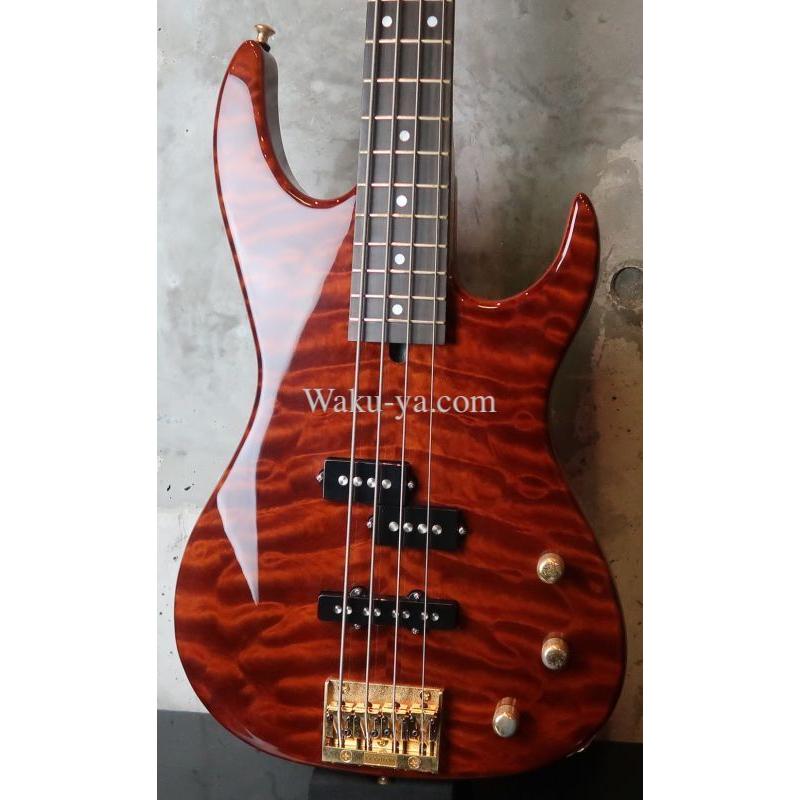 Valley Arts Custom Pro USA Bass   Brown Quilt TOP