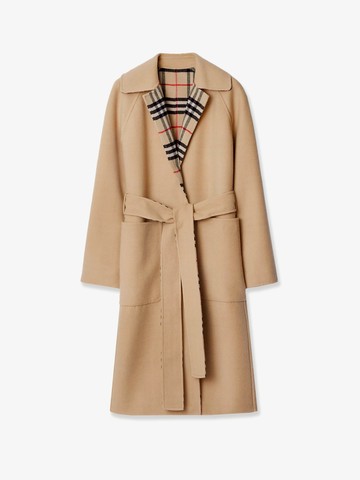 Reversible wool coat - BURBERRY - gender_Woman