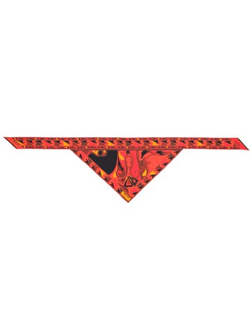 pucci foulard a triangolo con stampa