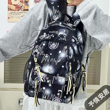 【開學季】马莎兰缇书包女生初中复古学院风高中生背包小众新款大学生双肩包