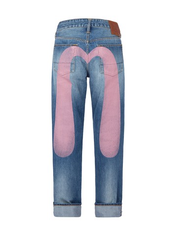 Daicock Print Baggy-Fit Jeans #2000