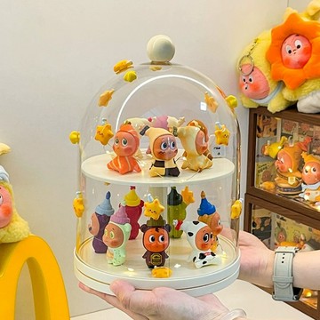 【格物】星星人展示盒 公仔展示盒 防塵 公仔收納盒 透明展示盒 模型展示盒 娃娃展示盒 盲盒收納 防塵盒 展示盒 展示架