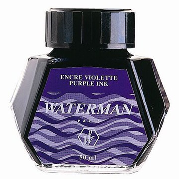 【文具通】WATERMAN 威迪文 瓶裝墨水 50ml 紫 出貨為12瓶裝 可混搭其他色系 WTM-W0110750【領券滿額再折千12/31止】