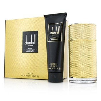 Dunhill 登喜路金色標誌組合：香水噴霧100ml/3.4oz + 沐浴露90ml