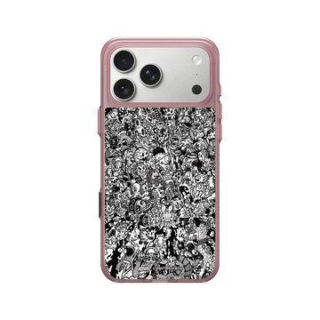 iPhone 17 Pro Max Clear (相機按鈕) 晶醺玫 - Ted Leonid Melendres - Monster Battle Royale 怪獸大戰