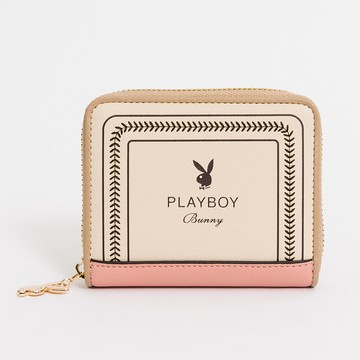 PLAYBOY-卡片零錢包 Viva⁺系列-粉色(531-3212-12-1)