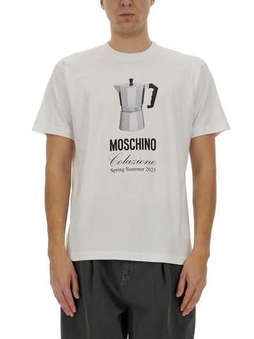 moschino "breakfast" t-shirt