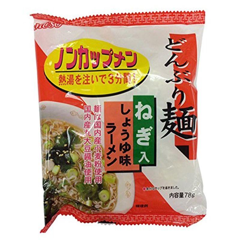 ムソー どんぶり麺・しょうゆ味ラーメン 78g×4袋